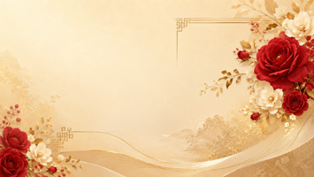 Exquisite floral wedding backdrop design