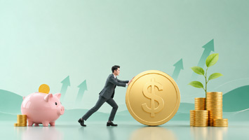 金融成长与投资象征