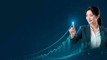 现代金融科技互动图表