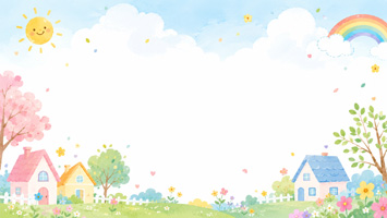 明媚春夏田园风景