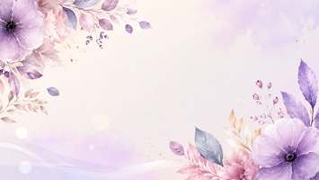 柔和花卉渐变背景