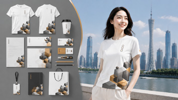 现代企业品牌展示与城市风光