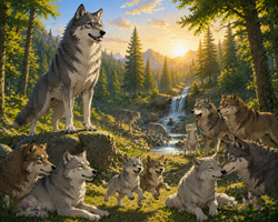 The Wolf King’s Team Adventure