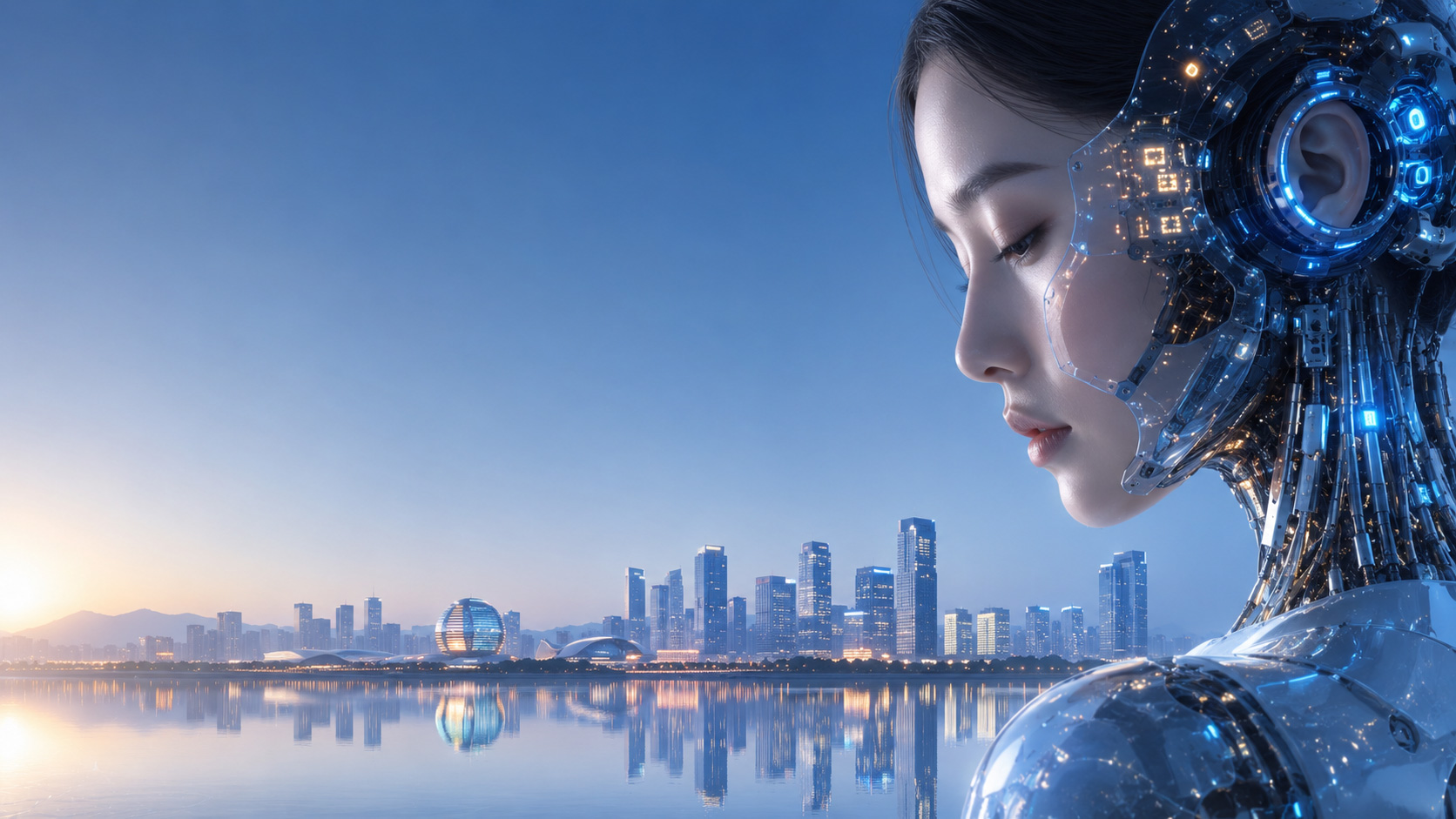 未来都市与赛博女神