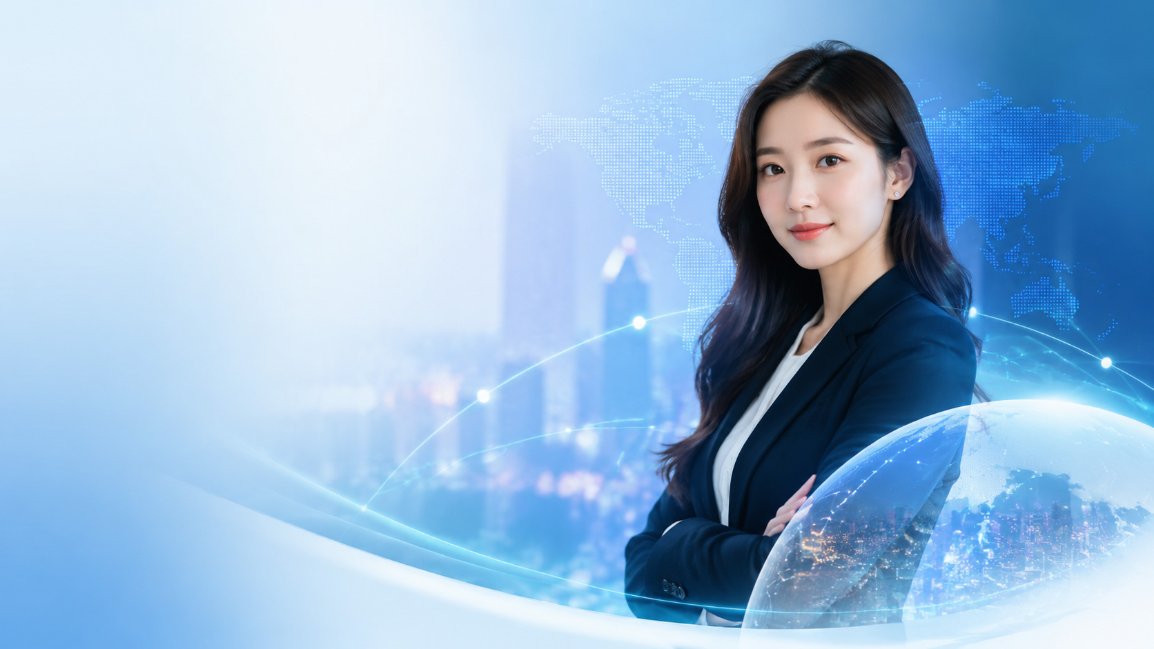 现代企业技术蓝色设计