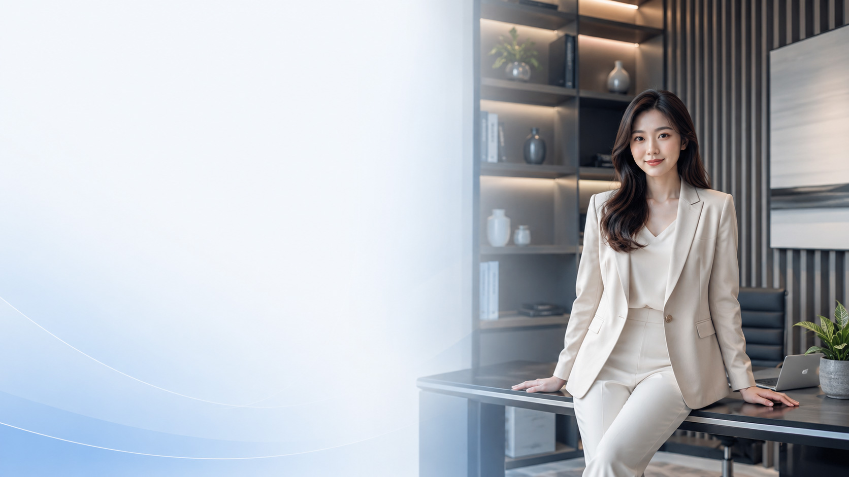 现代办公环境中的职业女性