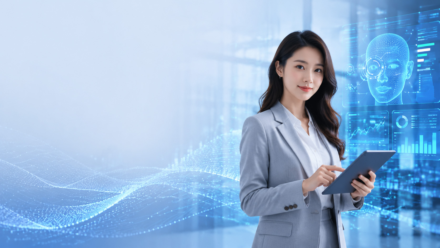 未来办公室中的数据分析专家