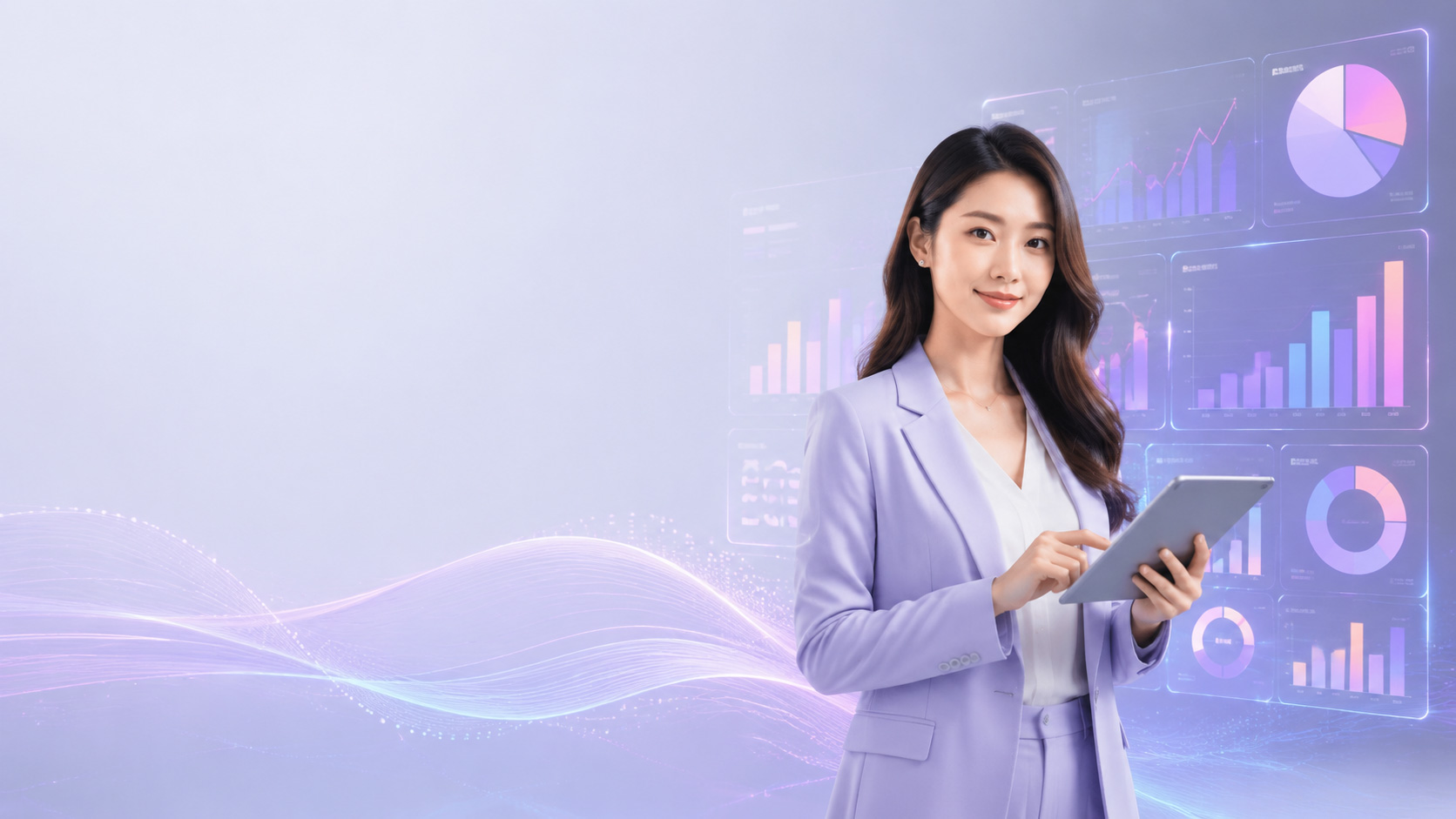 未来科技商业女性形象